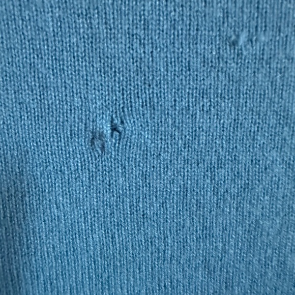 Vintage Blue Reformation Cropped Cashmere Sweater - Picture 3 of 5